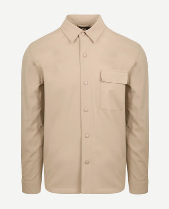 Suitable base shacket beige | Regular-fit