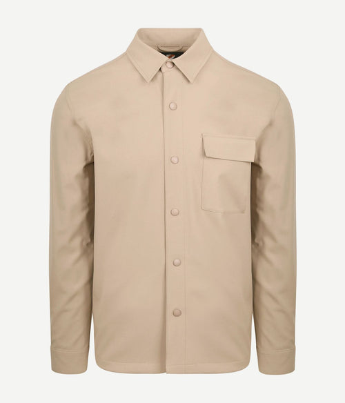 Suitable base shacket beige | Regular-fit