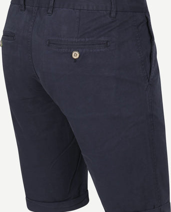 Suitable short chino arend donkerblauw