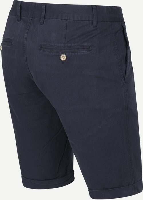 Suitable short chino arend donkerblauw