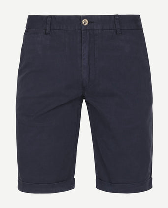 Suitable short chino arend donkerblauw
