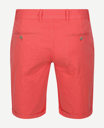 Suitable short chino arend koraal rood