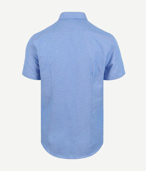 Suitable short sleeve overhemd blauw | Regular-fit