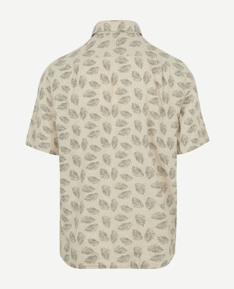 Suitable short sleeve overhemd linnen sheng groen | Regular-fit