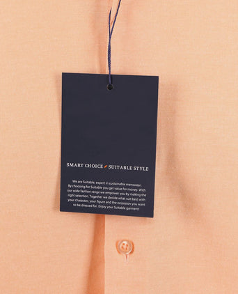 Suitable short sleeve overhemd oranje