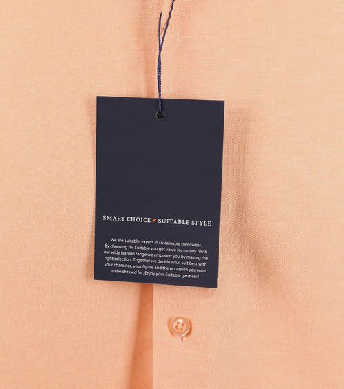 Suitable short sleeve overhemd oranje