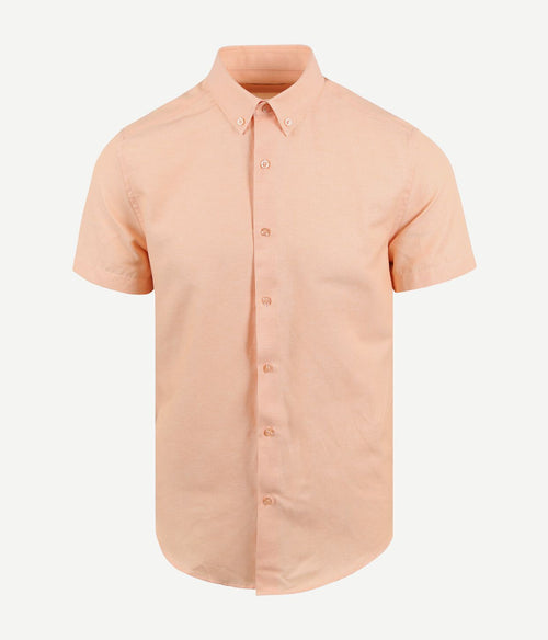 Suitable short sleeve overhemd oranje
