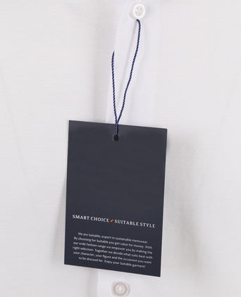 Suitable short sleeve overhemd wit | Regular-fit