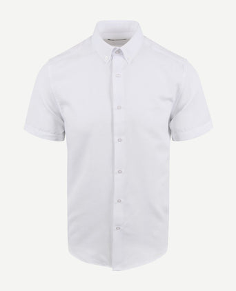Suitable short sleeve overhemd wit | Regular-fit