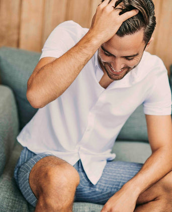 Suitable short sleeve overhemd wit | Regular-fit