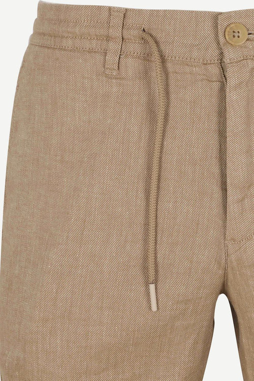 Suitable short stanley camel bruin | Slim-fit