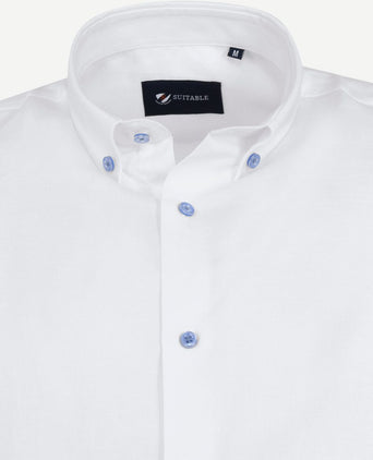 Suitable shortsleeve overhemd wit
