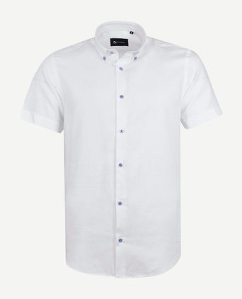 Suitable shortsleeve overhemd wit