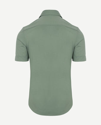 Shortsleeve sorona overhemd erik groen