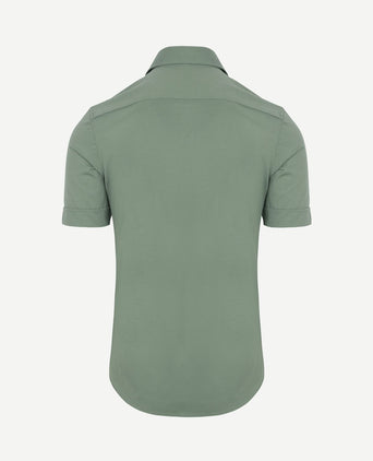 Shortsleeve sorona overhemd erik groen