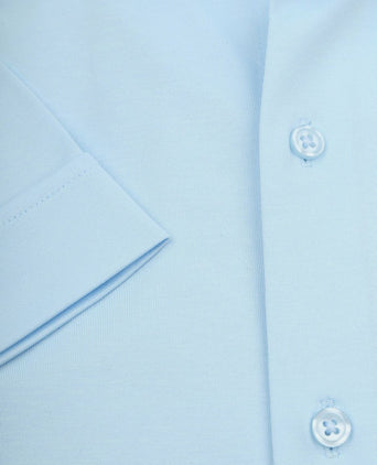 Shortsleeve sorona overhemd erik lichtblauw