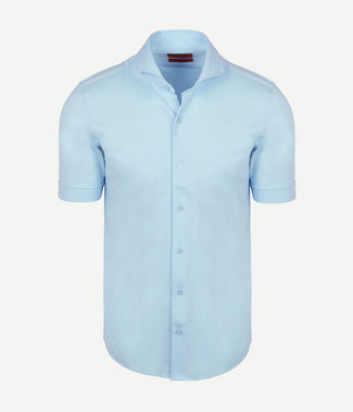 Shortsleeve sorona overhemd erik lichtblauw Shortsleeve sorona overhemd erik lichtblauw