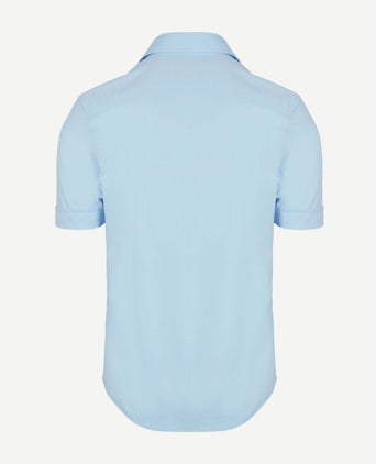 Shortsleeve sorona overhemd erik lichtblauw