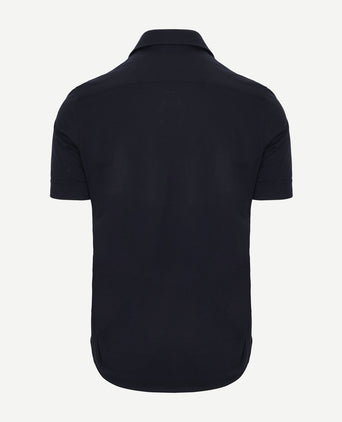 Shortsleeve sorona overhemd erik donkerblauw