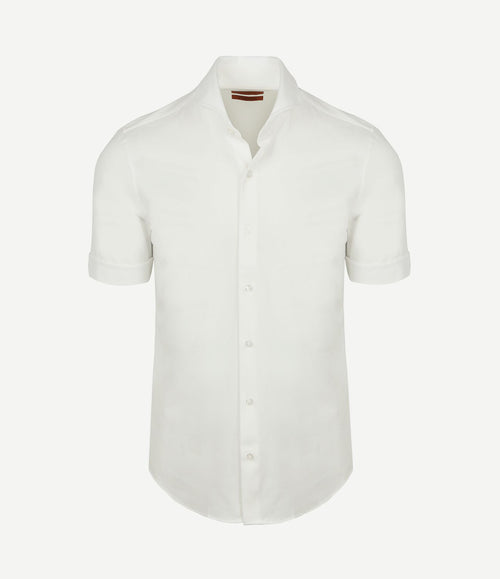 Shortsleeve sorona overhemd erik wit