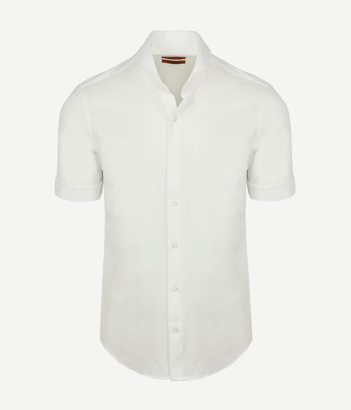 Shortsleeve sorona overhemd erik wit