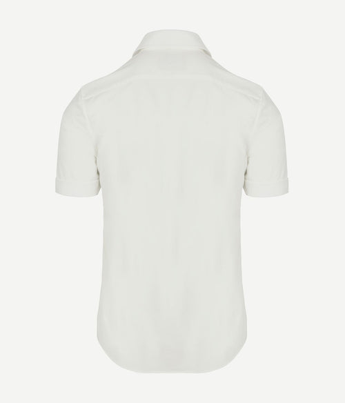 Shortsleeve sorona overhemd erik wit