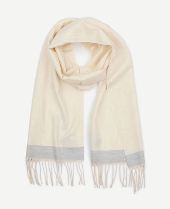 Sjaal softfeel ecru