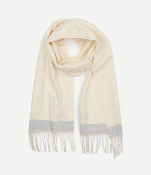 Sjaal softfeel ecru