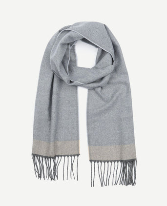 Sjaal softfeel grijs