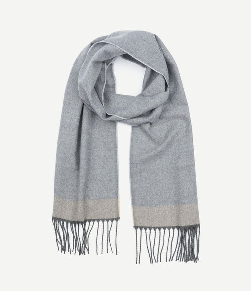 Sjaal softfeel grijs
