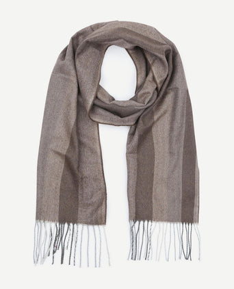 Suitable sjaal softfeel herringbone bruin