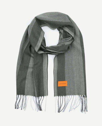 Sjaal softfeel herringbone groen