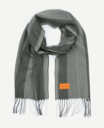 Sjaal softfeel herringbone groen