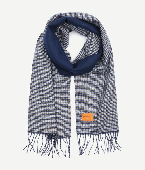 Sjaal softfeel pepita grijs