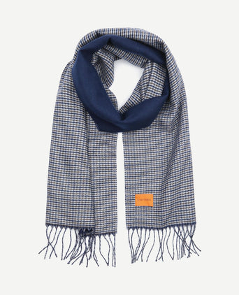 Sjaal softfeel pepita grijs