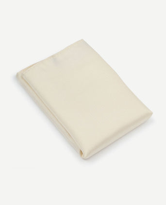 Suitable zijde pochet ecru