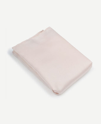 Suitable zijde pochet apricot roze