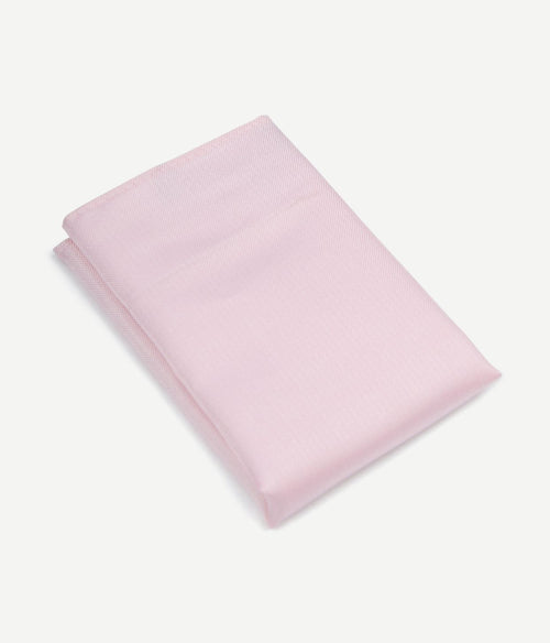 Suitable zijde pochet lichtroze