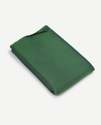 Suitable zijde pochet groen