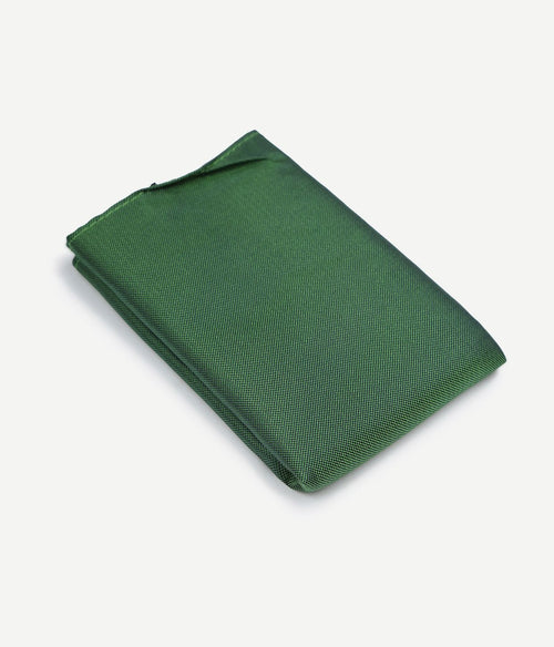 Suitable zijde pochet groen