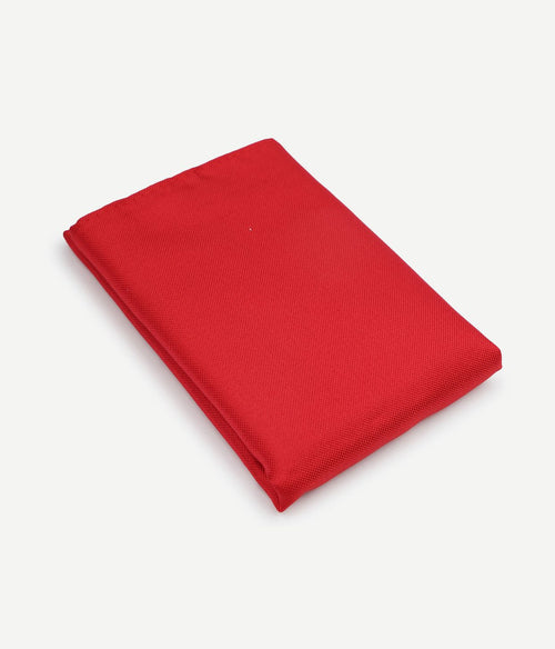 Zijde pochet rood