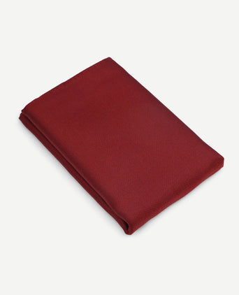 Suitable zijde pochet donkerrood