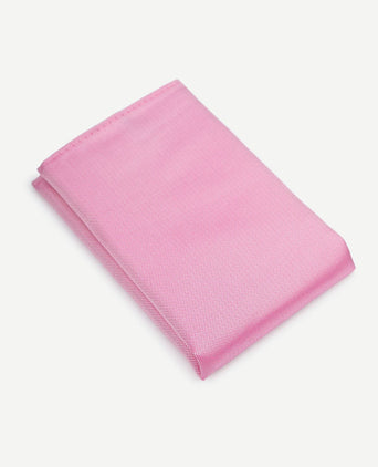 Suitable zijde pochet roze