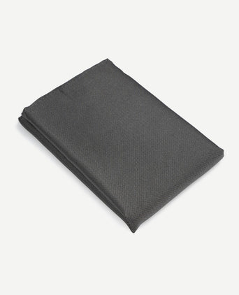 Suitable zijde pochet antraciet
