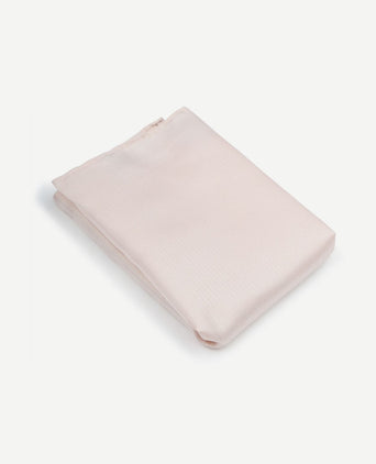 Zijde pochet apricot roze