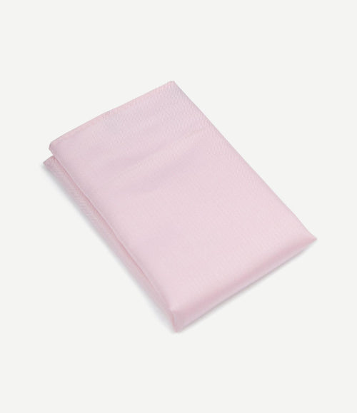 Zijde pochet lichtroze