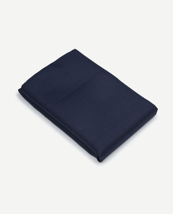 Zijde pochet donkerblauw
