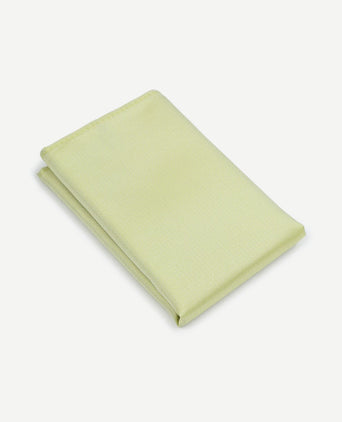 Zijde pochet lime groen