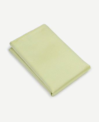 Zijde pochet lime groen