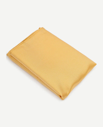 Zijde pochet geel